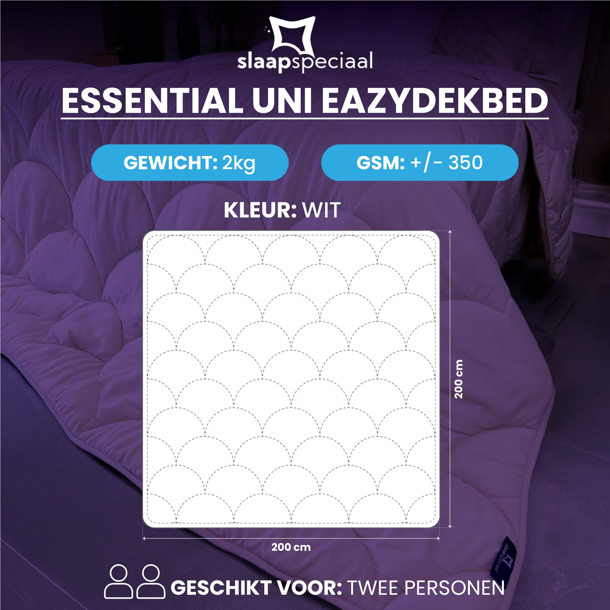 eazydekbed® - All-year - Wit