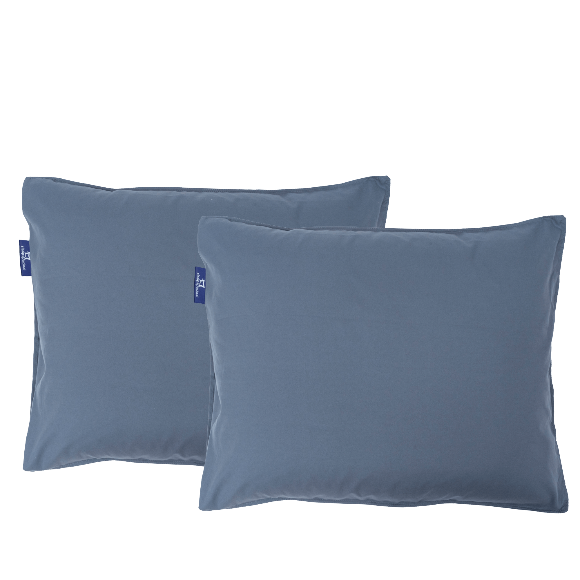 eazydekbed® Kussensloop - Grijs - 60x70 cm - 2 Stuks