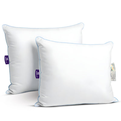 Hoofdkussen - Set van 2 - 60x70 cm - Navulbaar