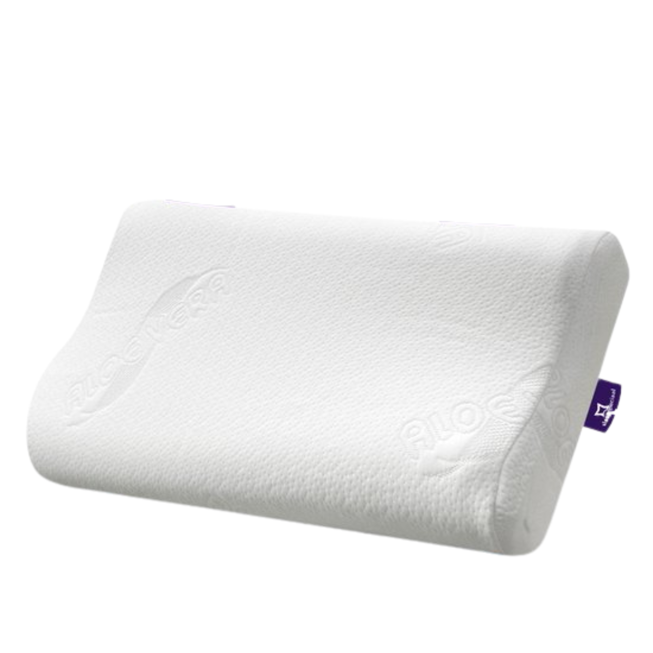 Slaapspeciaal Aloe Vera Hoofdkussen - 60x40x14/12 cm - Nekkussen - Traagschuim