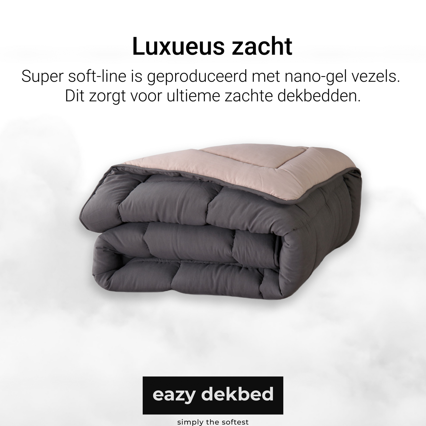 Eazyduvet ® Anthrazit/Creme