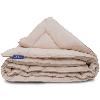 eazydekbed® – Beige – Bezuglos & Waschbar – Für das ganze Jahr
