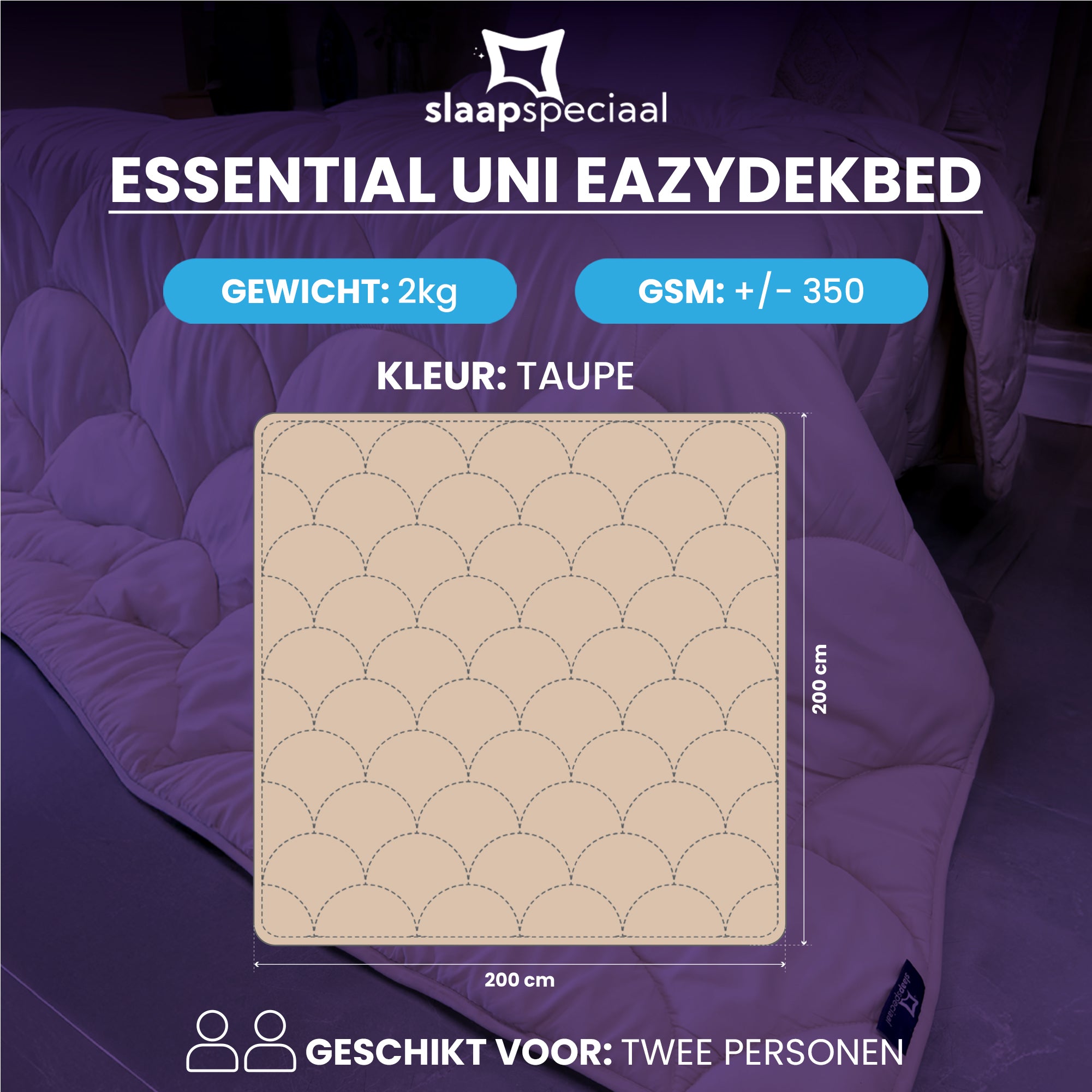 eazydekbed® - All-year - Taupe