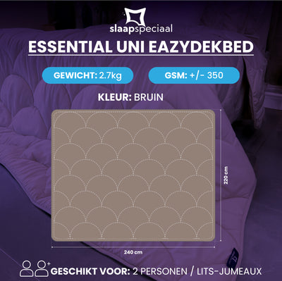 eazydekbed® - All-year - Bruin