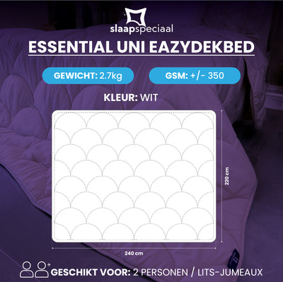 eazydekbed® - All-year - Wit