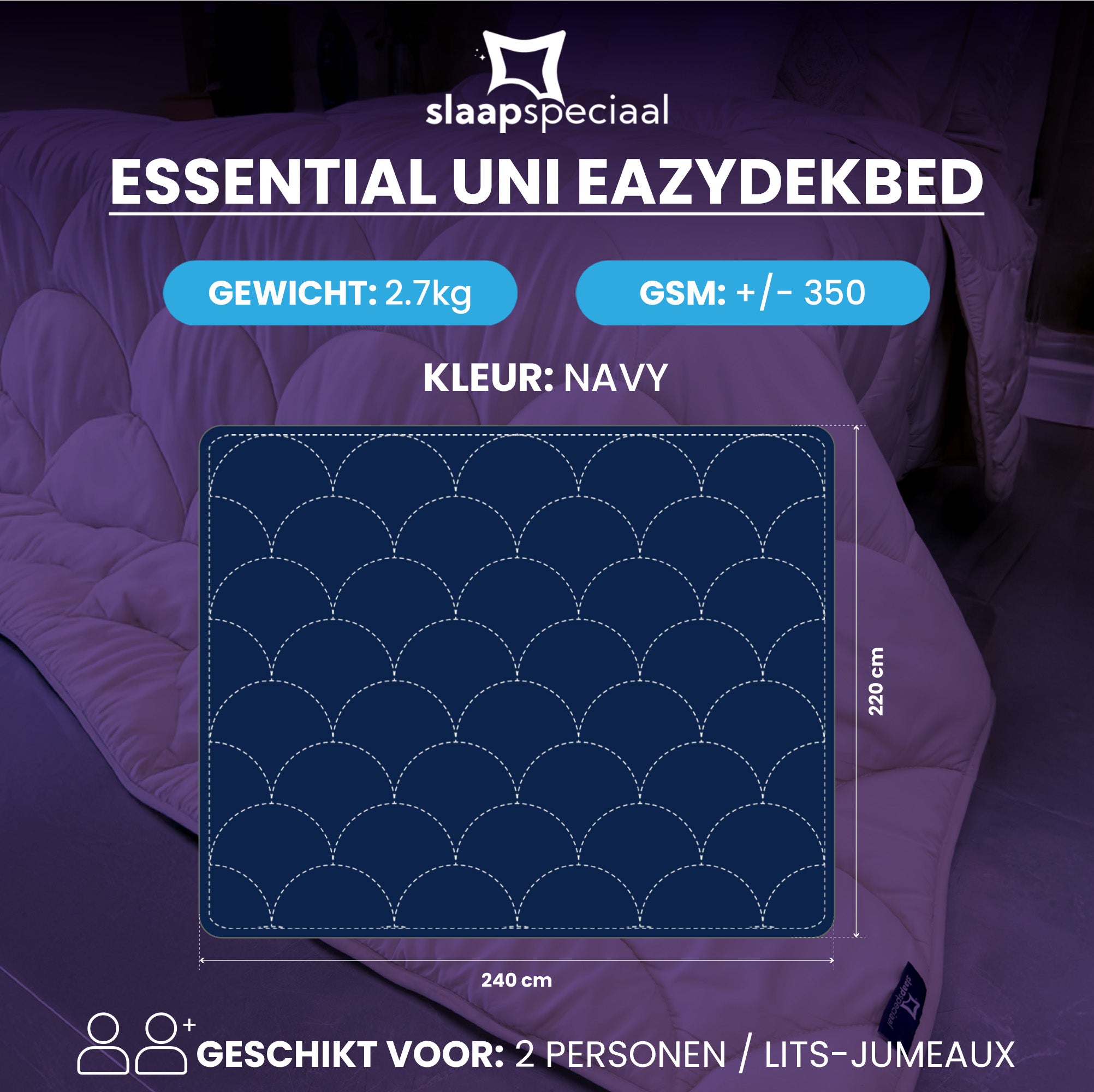eazydekbed® - All-year - Navy