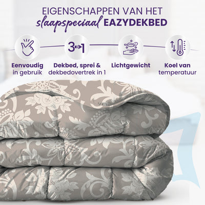 eazydekbed® - Zomerdekbed - Marme + GRATIS kussenslopen