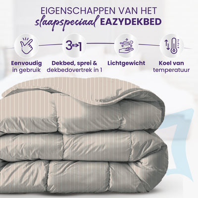 eazydekbed® - Zomerdekbed - Vivian + GRATIS kussenslopen