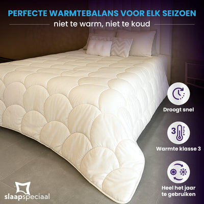 eazydekbed® – Beige – Bezuglos & Waschbar – Für das ganze Jahr