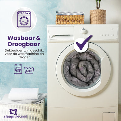 eazydekbed® - All-year - Grey Garden + Kussenslopen