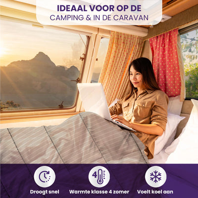eazydekbed® - Zomerdekbed - Vivian + GRATIS kussenslopen