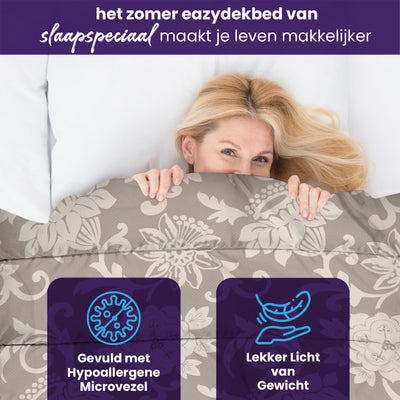 eazydekbed® - Zomerdekbed - Marme + GRATIS kussenslopen