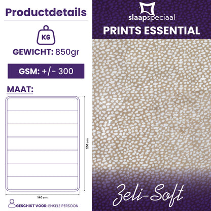 eazydekbed® – Seli Soft - Hoesloos & Wasbaar – Voor het hele jaar