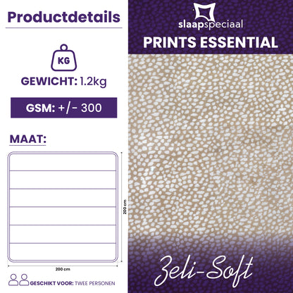 eazydekbed® – Seli Soft - Hoesloos & Wasbaar – Voor het hele jaar