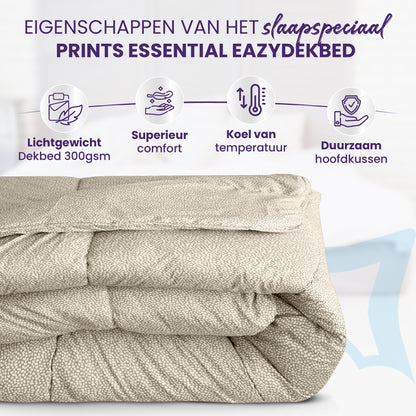 eazydekbed® – Seli Soft - Hoesloos & Wasbaar – Voor het hele jaar