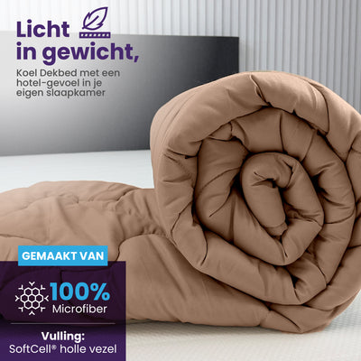eazydekbed® - Zomerdekbed - Rose/Taupe