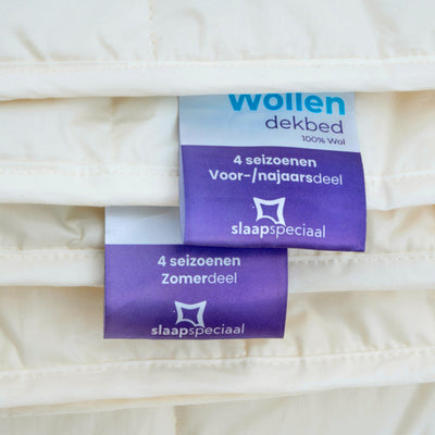 Luxuriöse 4-Jahreszeiten-Wollbettdecke aus 100 % australischer Schurwolle
