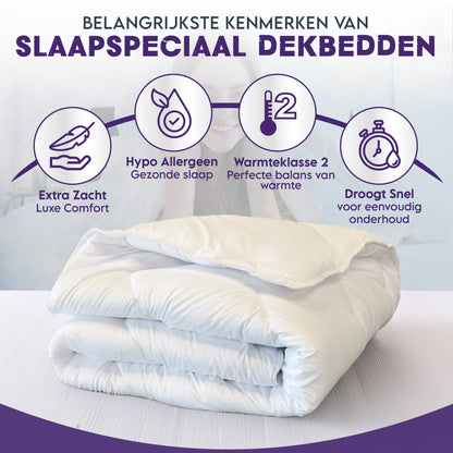 Slaapspeciaal Essential - White Series - All Year Dekbed Wit