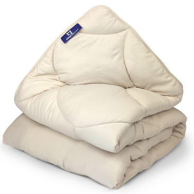 eazydekbed® – Beige – Bezuglos & Waschbar – Für das ganze Jahr