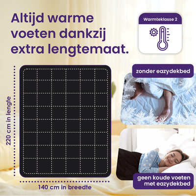 eazydekbed® - All-year - Zwart