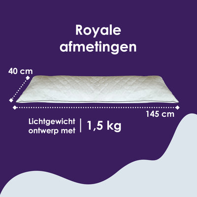 Schlaf-Spezial-Körperkissen - 40 x 145 cm - Nachfüllbar - Ergonomisch