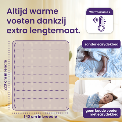 eazydekbed® – Beige – Bezuglos & Waschbar – Für das ganze Jahr