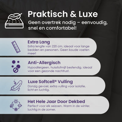 eazydekbed® - All-year - Zwart